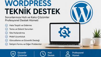WordPress altyapı ve tema sorunlarınıza destek olabilirim