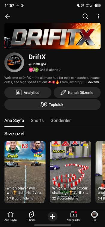 340 BİN ABONELİ DRİFT YOUTUBE KANALI