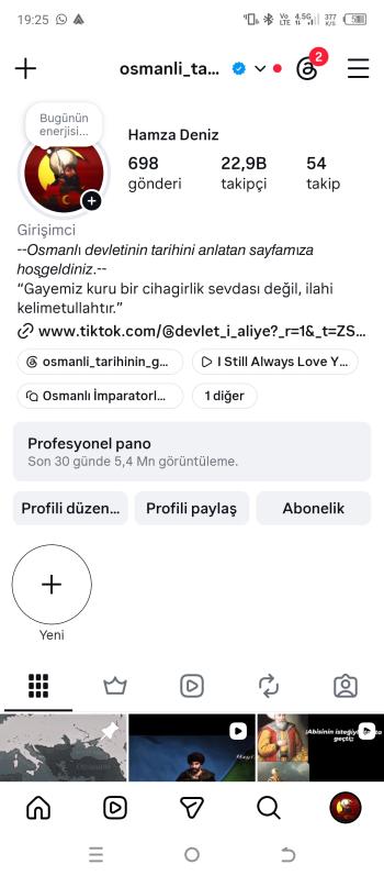 22.900 takipçili keşfeti açık 