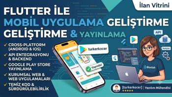 Flutter ile ios ve android mobil uygulama geliştiririm