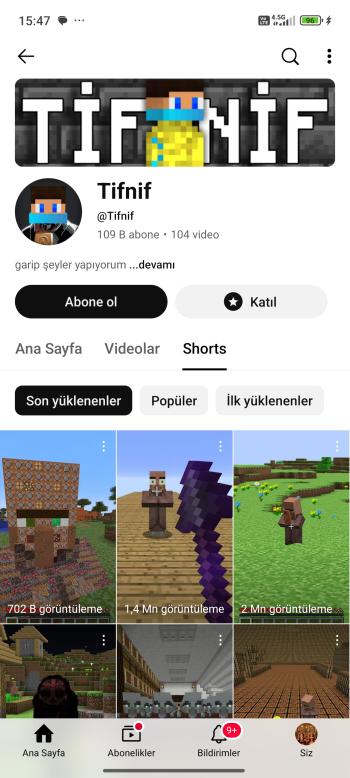 Satılık Youtube kanalı 