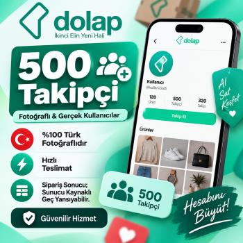 Dolap 500 Fotoğraflı Takipçi