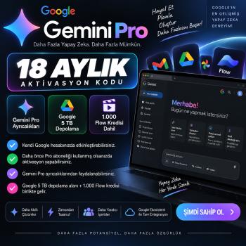 Gemini Pro | 18 Aylık Aktivasyon Kodu