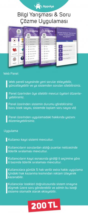 Bilgi Yarışması & Soru Çözme Uygulaması-[Kendi Yapımım]