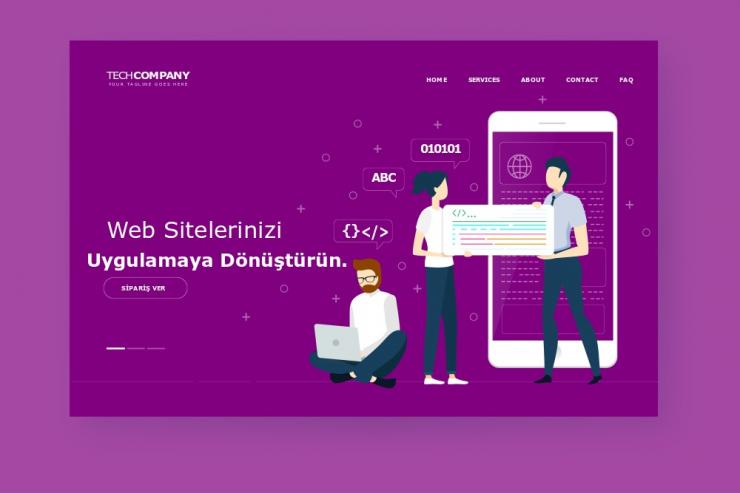 Web Sitelerinizi Android Uygulamaya Dönüştürürüm!