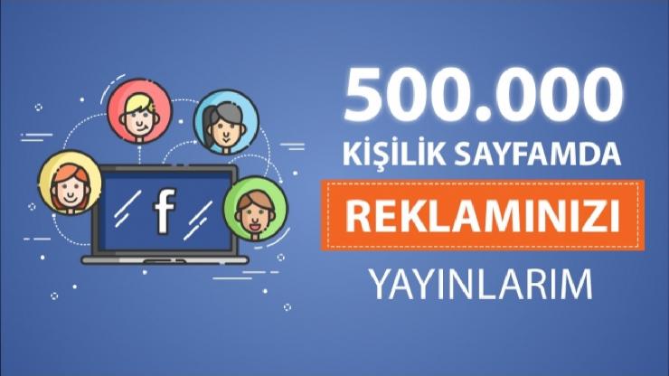 Ben, 590.000 kadın takipçili facebook sayfamda tanıtım yaparım