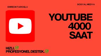 Premium Youtube 4000 Saat İzlenme | 30 Gün Garantili