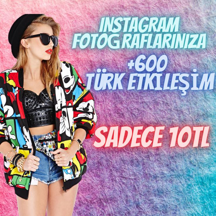 Instagram Fotoğraflarınıza +600 Aktif Türk Etkileşim [LIKE]