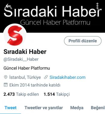 1.500 takipçili Twitter hesabımda reklam Fırsatı