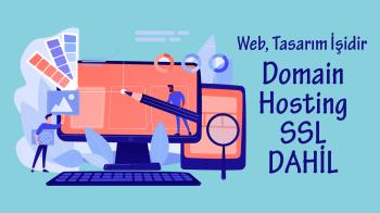 Web Tasarım- Domain, Hosting, SSL ve Kurumsal E-posta Dahil
