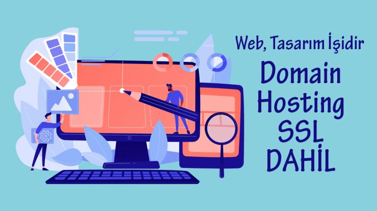 Web Tasarım- Domain, Hosting, SSL ve Kurumsal E-posta Dahil