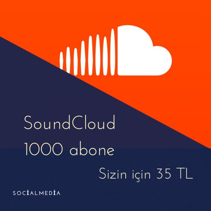 Sizin için Soundcloud hesabınıza 1000 adet abone gönderimi yaparım 
