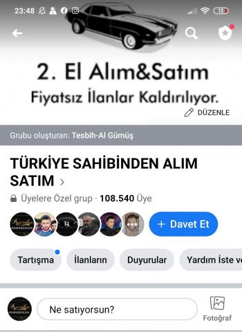 Satılık Aktif Alım Satım Grubu