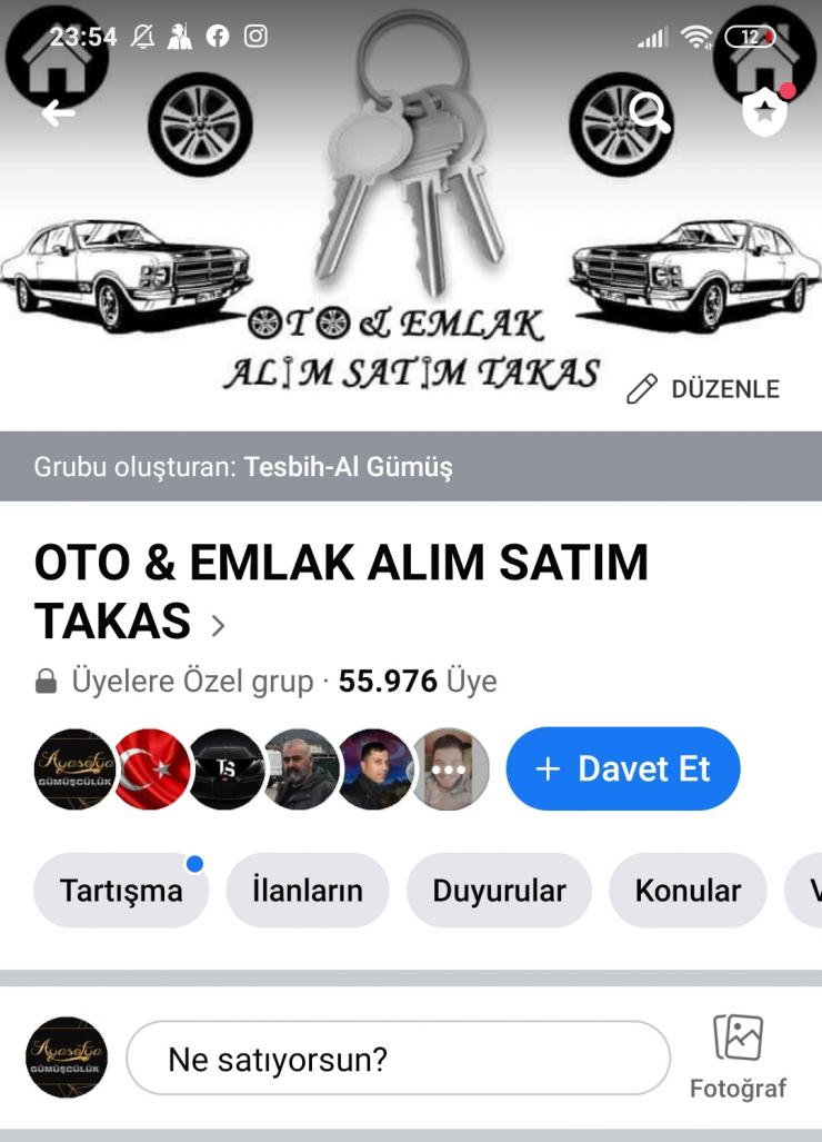 Satılık Aktif 56k Alım Satım Grubu 