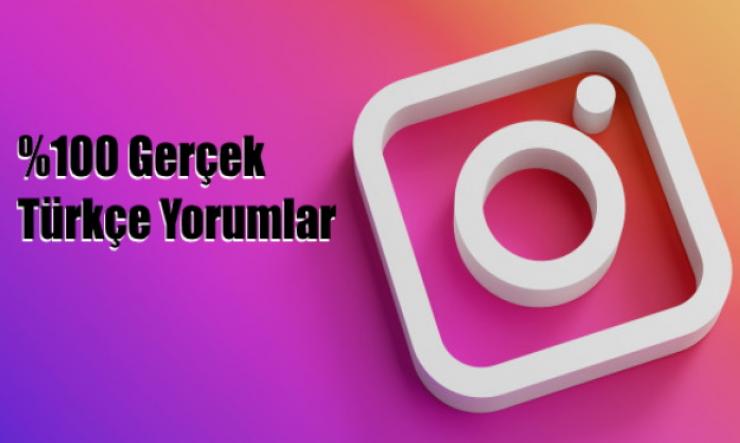 %100 Gerçek Türkçe İnstagram Yorumları (25 Adet)