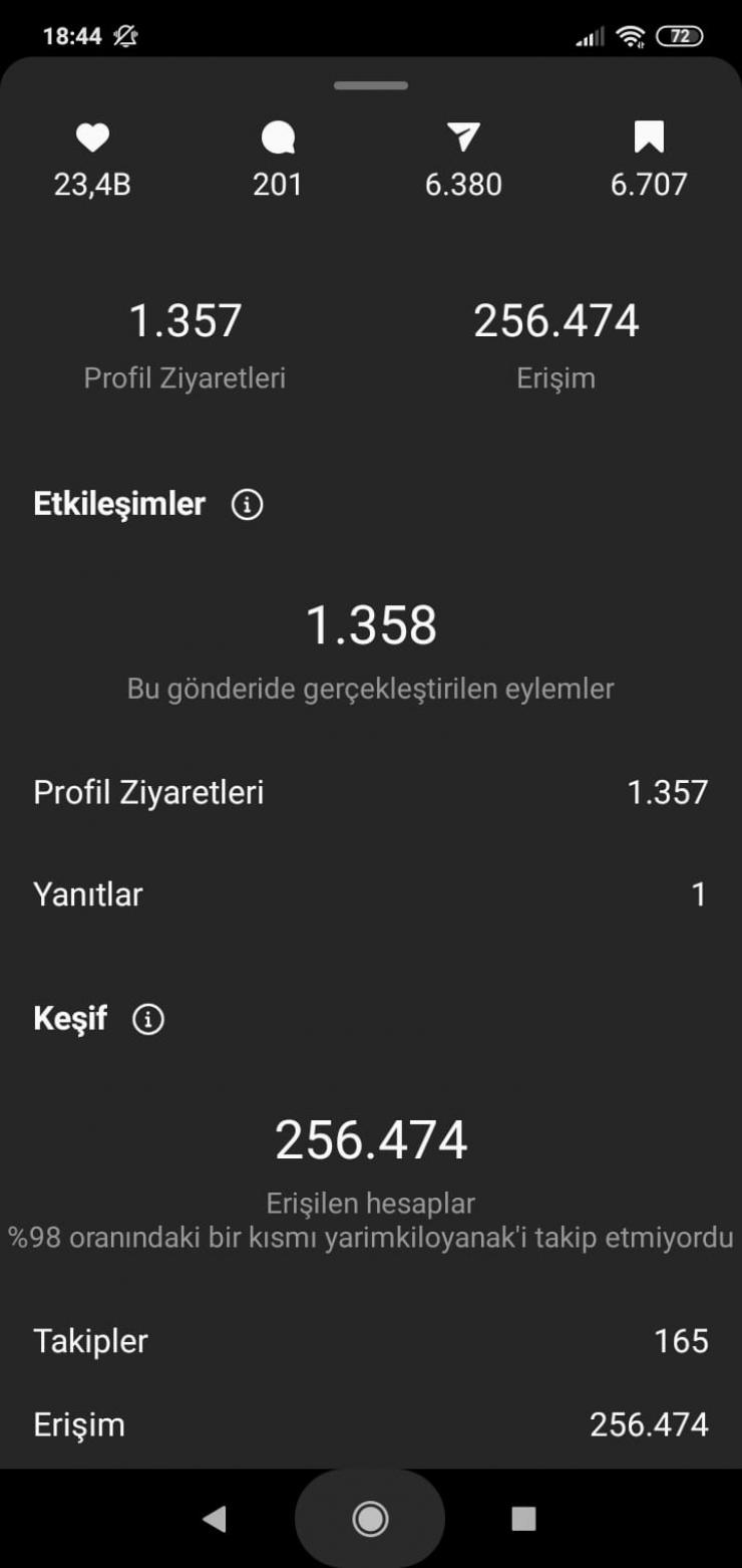 26K AKTİF HESAPTA REKLAM 60TL