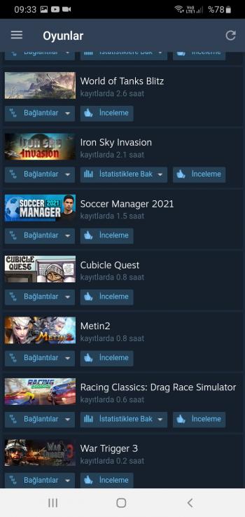 Uyguna Steam hesabı