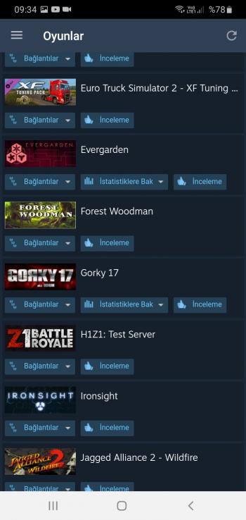 Uyguna Steam hesabı