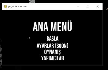 python pygame basit labiret oyunu