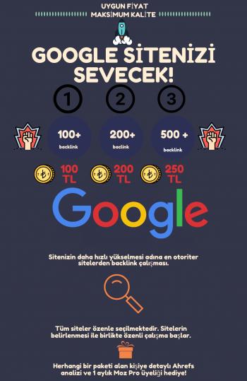 Google'da Yükseliş İsteyenlere Özel | Global ve Otoriter Yüzlerce Siteden Backlink Sahibi Olun